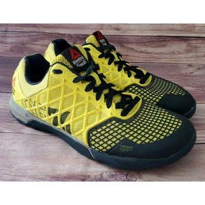 Reebok Crossfit Womens Nano 4 Yellow Black Sneaker